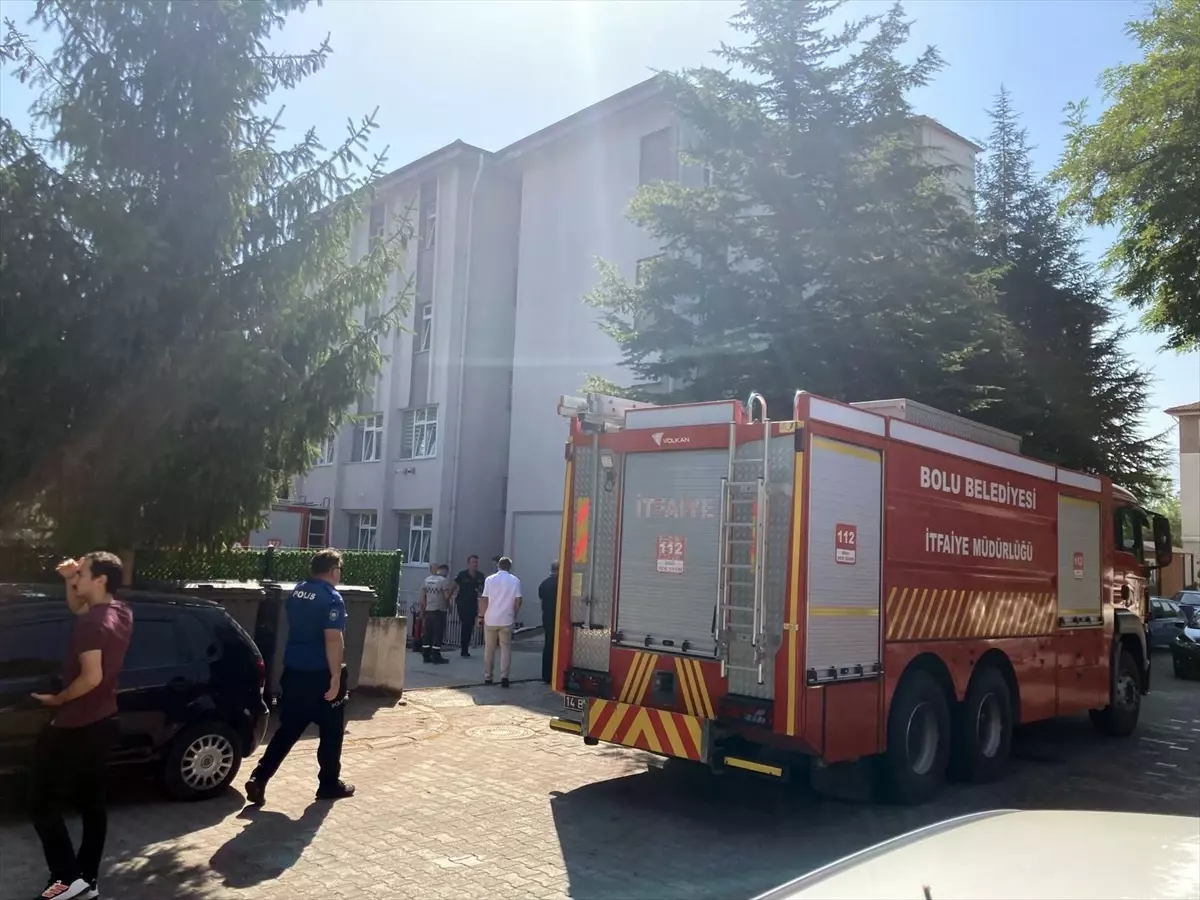 Bolu Huzurevi Mutfak kısmında Yangın Çıktı