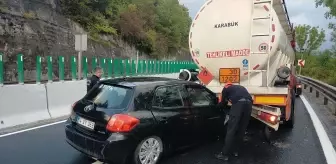 Düzce'de Zincirleme Trafik Kazası: 1 Ağır Yaralı