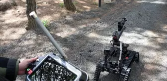 Bomba uzaktan müdahale aracı 'TMR-II Halil' jandarmanın hayat kurtaran yardımcısı
