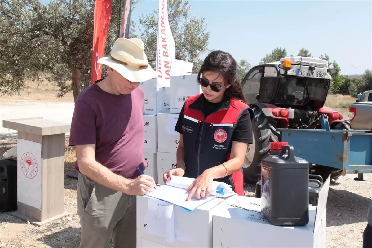 Çanakkale İl Tarım Müdürü Bozcaada'da Üreticilerle Bir Araya Geldi