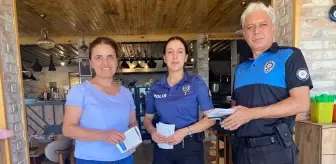 Bozyazı'da Polis Ekiplerinden Boğulma Olaylarına Karşı Bilgilendirme
