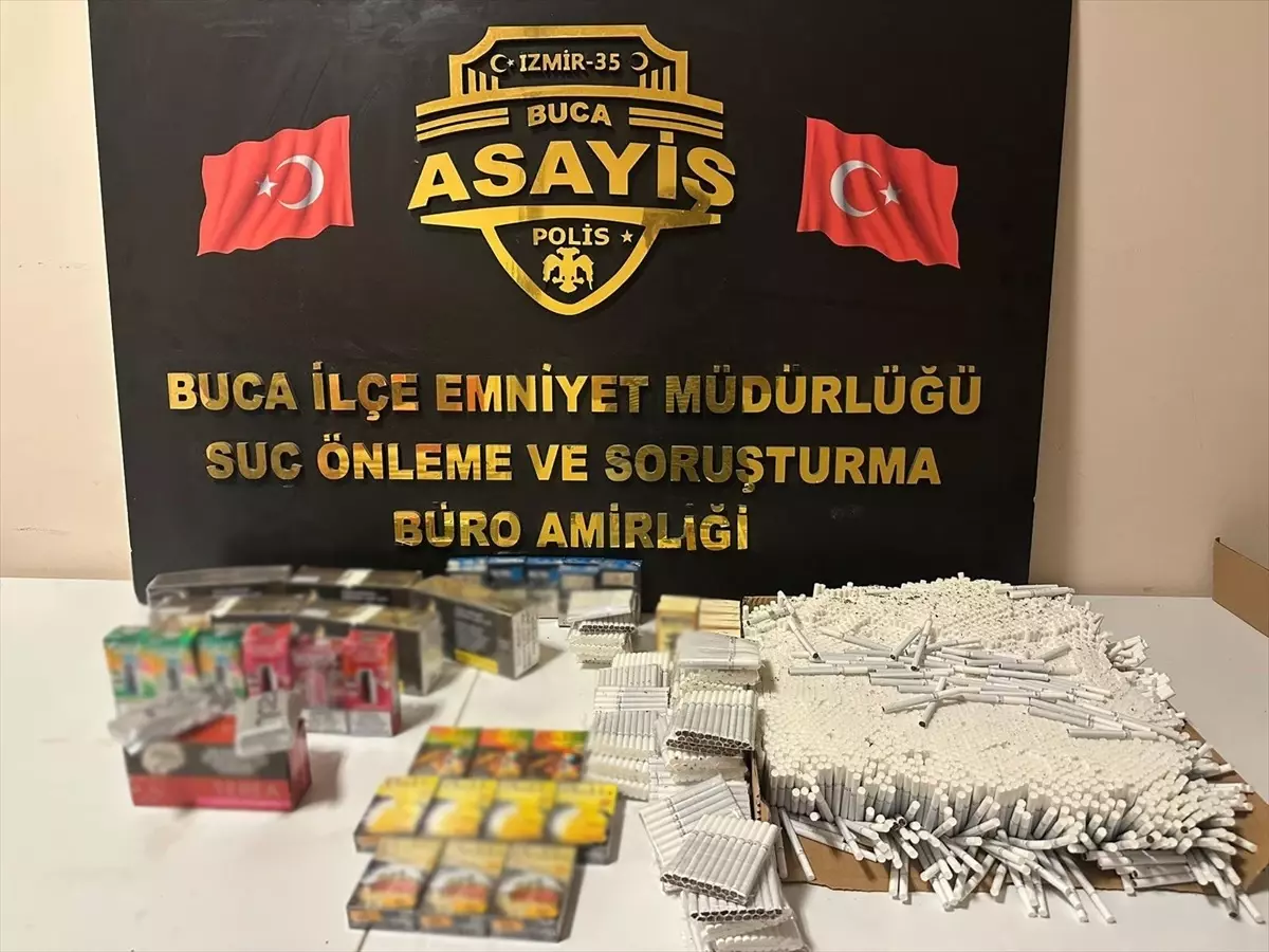 Buca'da Kaçak Sigara Ticareti Operasyonu: İki Gözaltı
