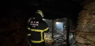Bucak'ta Müstakil Evde Yangın Çıktı