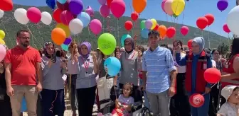 Bucak'ta Spina Bifida Hastası Yağmur İçin Balon Uçuruldu