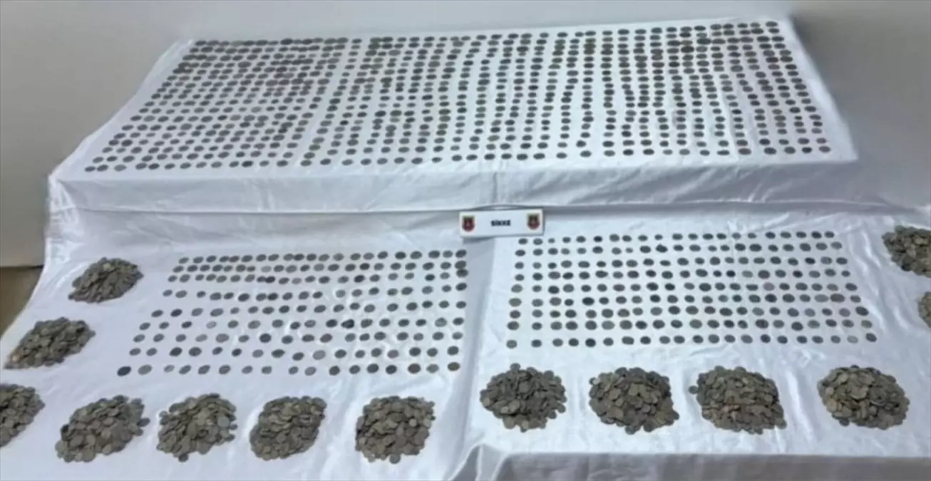 Burdur'da Tarihi Eser Kaçakçılığı Operasyonu: 6 Bin 310 Sikke Ele Geçirildi
