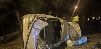 Burdur'da Otomobil Devrildi: 4 Yaralı