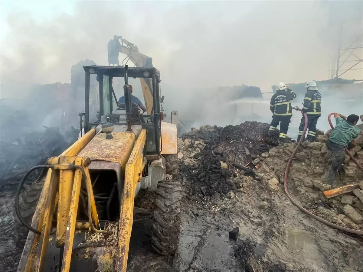 Burdur'da Kaynaktan Yangın Çıktı: 3 Buzağı Telef Oldu