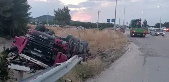 Burdur'da Kamyonet Şarampole Devrildi: Sürücü Hayatını Kaybetti