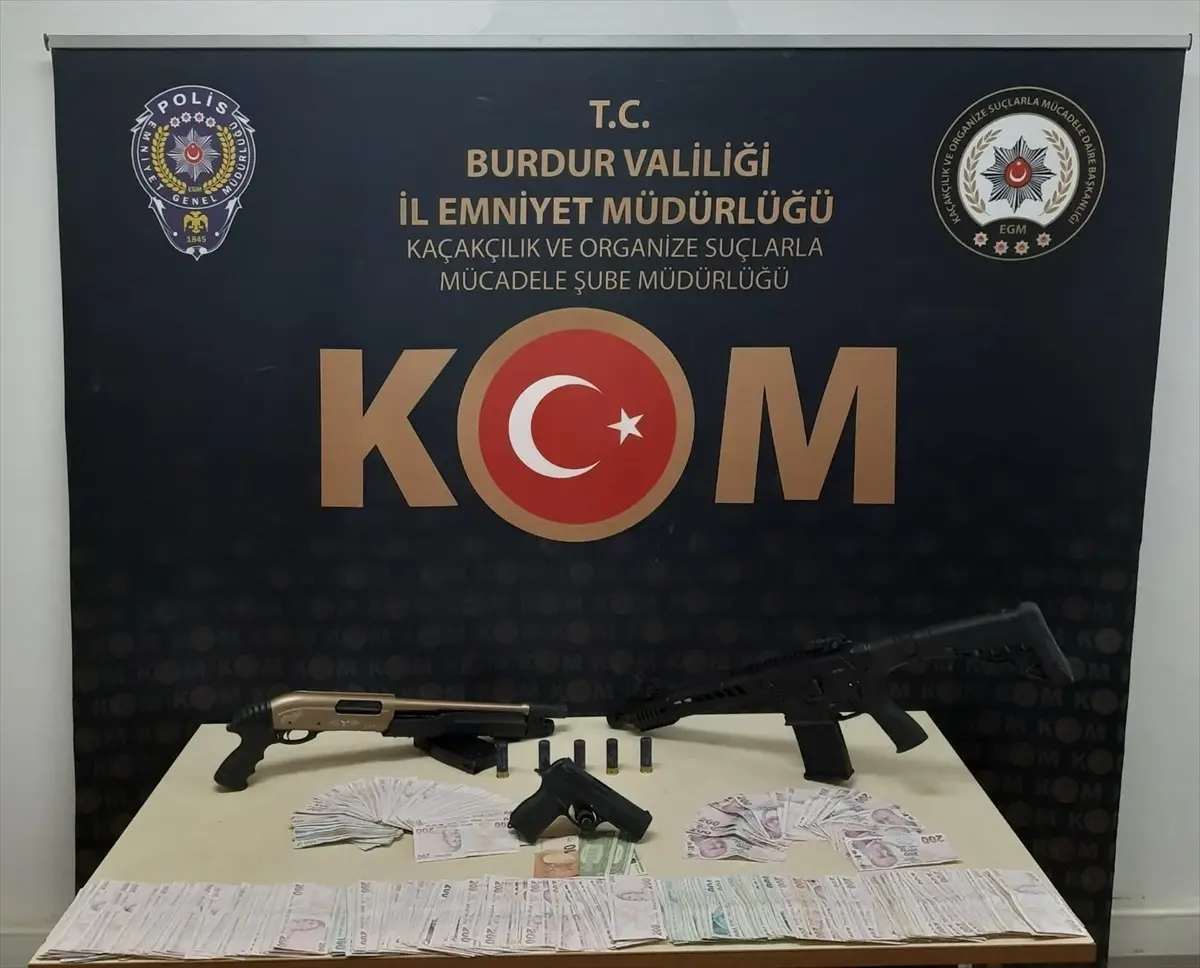 Burdur Merkezli Suç Örgütü Operasyonunda 6 Şüpheli Tutuklandı