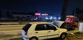 Bursa'da Otomobil Ağaca Çarptı: 2 Yaralı