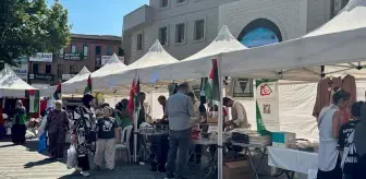 Bursa'da Filistinli Öğrencilere Destek için Hayır Çarşısı Kuruldu