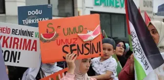 Bursa'da Filistin'e Destek Gösterisi: Gazze Soykırımı Kınandı
