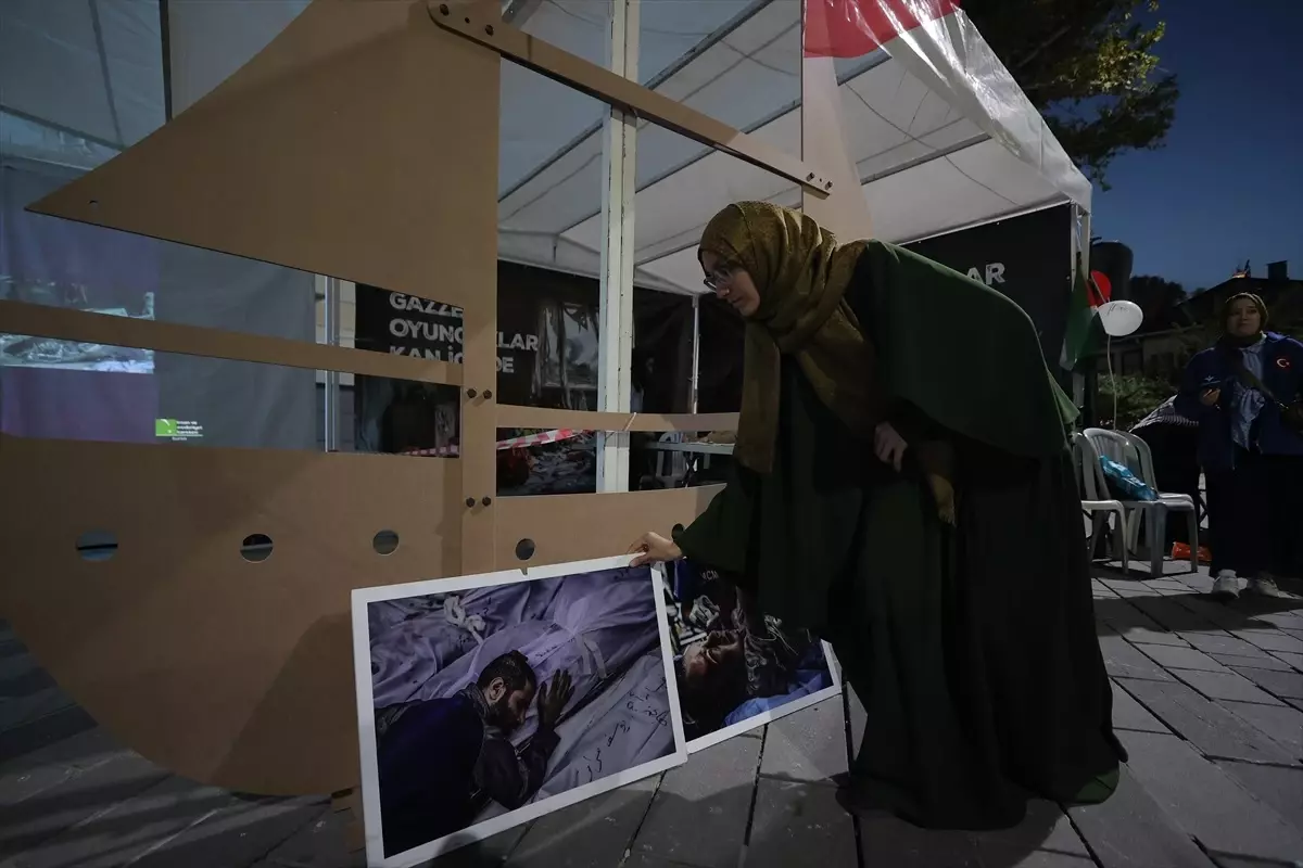 Bursa'da Gazze'ye Destek Nöbeti