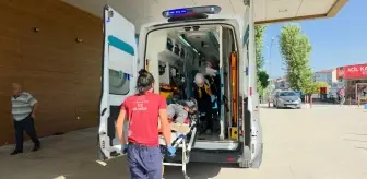 İnegöl'de Bisikletli Kaza Geçirdi, Hastaneye Kaldırıldı