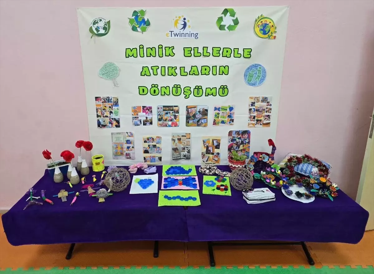 Minik Ellerle Atıkların Dönüşümü Projesi Tamamlandı