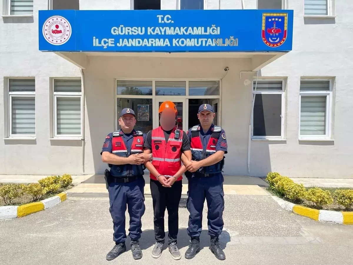 Bursa'da Orman Yangını Bölgesinde Şüpheli Yakalandı