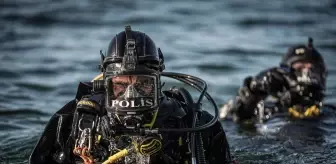 Bursa Deniz Polisi Su Altında Göreve Hazır