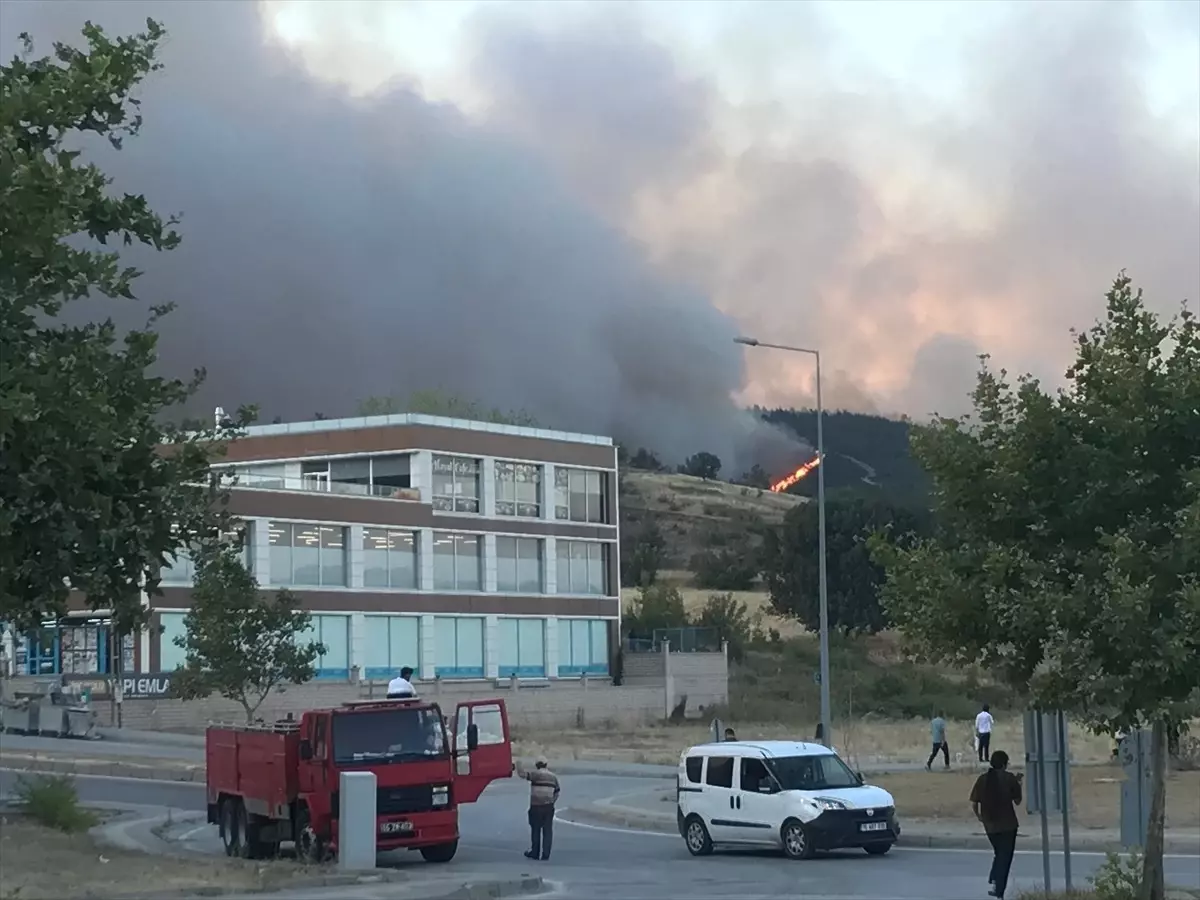 Bursa Gürsu'da Orman Yangınına Müdahale Ediliyor