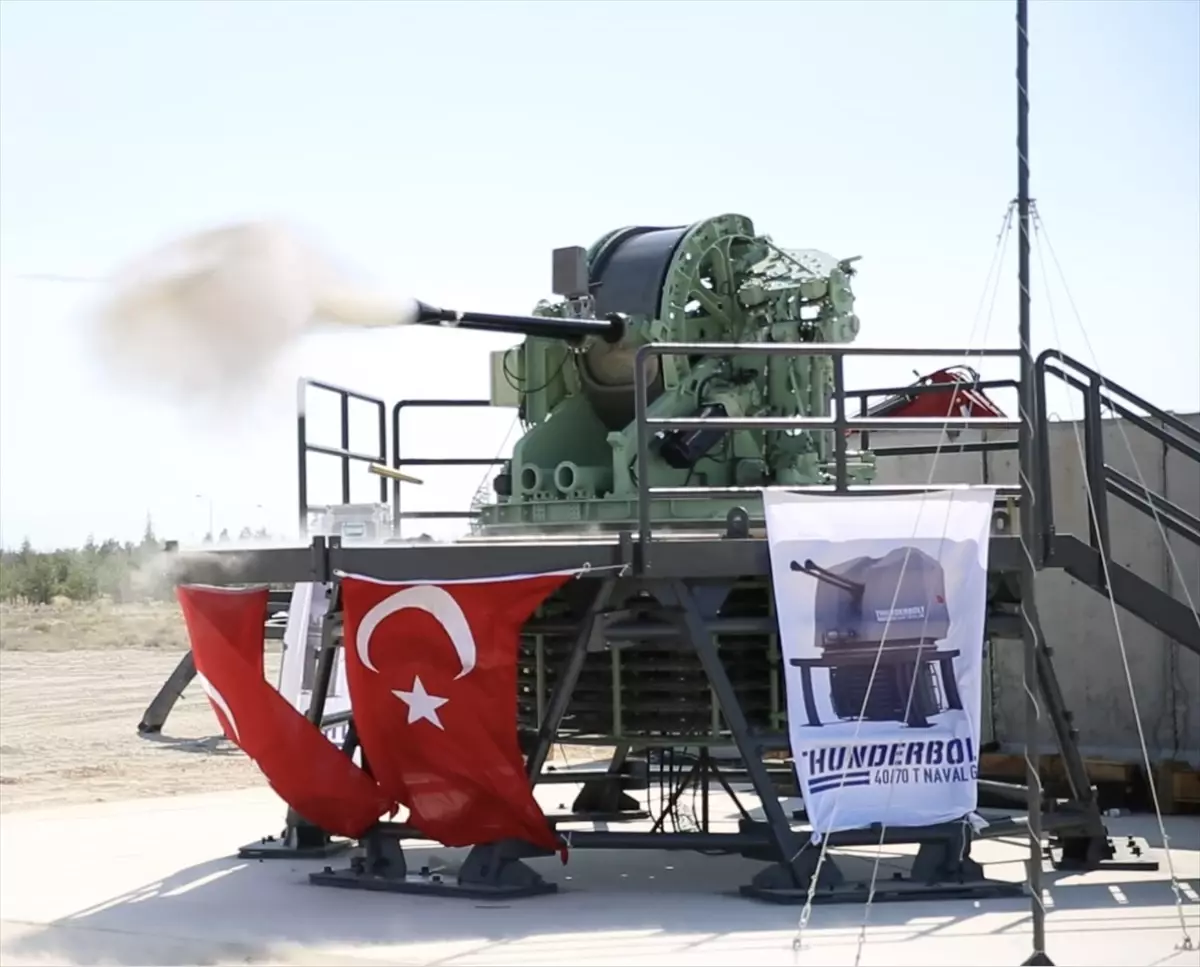 Milli Savunma Sanayisinde Yeni Dönem: THUNDERBOLT Deniz Topu Tanıtılıyor