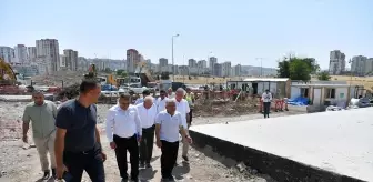 Kayseri'de Su Deposu Çalışmaları İncelendi