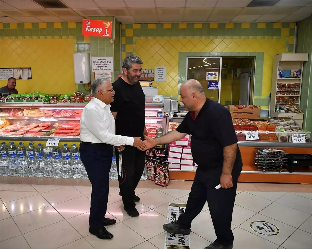 Büyükkılıç, Talas'ta Esnaf Ziyaretinde Bulundu