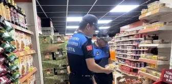 Büyükşehir Belediyesi Zabıtası Marketlerde Sağlık ve Tüketici Hakları İçin Denetim Yapıyor