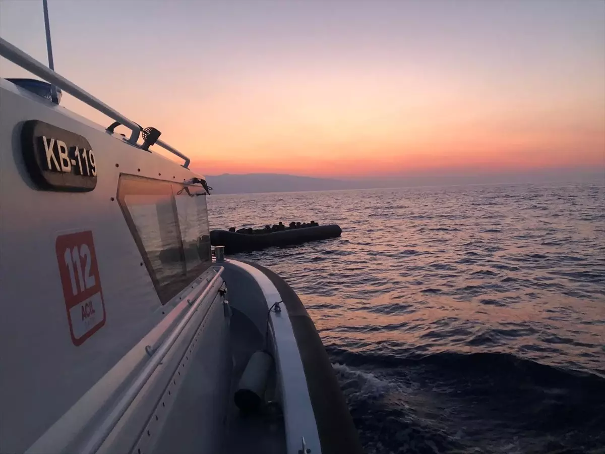 Çanakkale'de 34 Düzensiz Göçmen Yakalandı