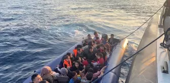Ayvacık'ta 38 Düzensiz Göçmen Yakalandı