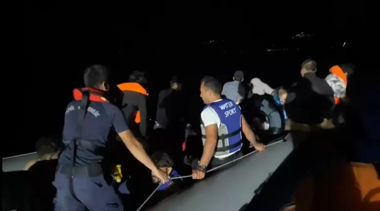 Çanakkale'de 43 Düzensiz Göçmen Yakalandı