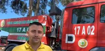 Orman İşçisinden Duyarlı Davranış: Kertenkeleyi Yangından Kurtardı