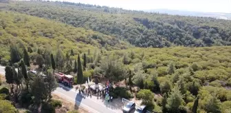 Çanakkale'de orman yangını şehidi Orman Bölge Müdürü Talat Göktepe anıldı