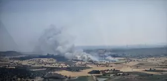 Çanakkale'de Tarım Arazisinde Yangın