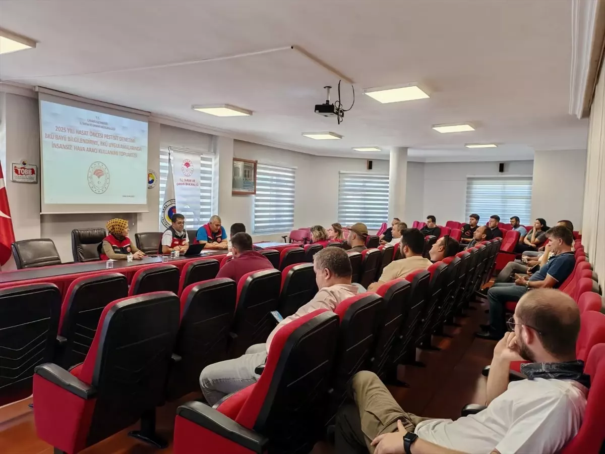 Çanakkale'de Bitki Koruma Ürünleri için Bilgilendirme Toplantısı
