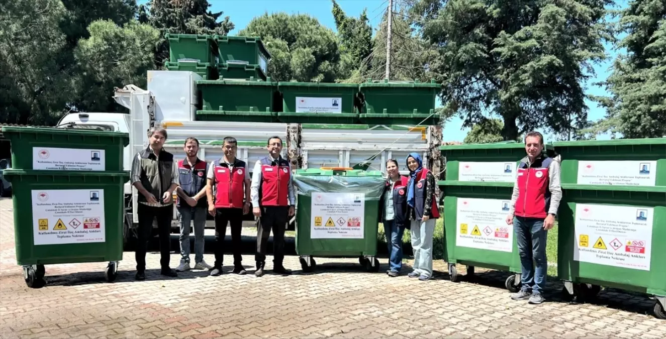 Çanakkale'de Zirai İlaç Ambalaj Atıkları için Geri Dönüşüm Projesi Başladı