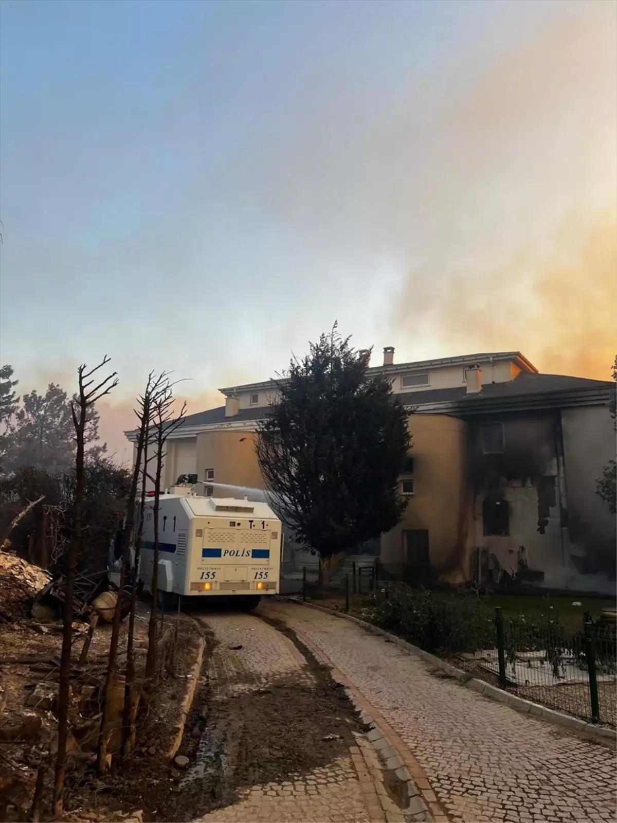 Çanakkale'de Orman Yangınıyla Mücadeleye Polis Desteği