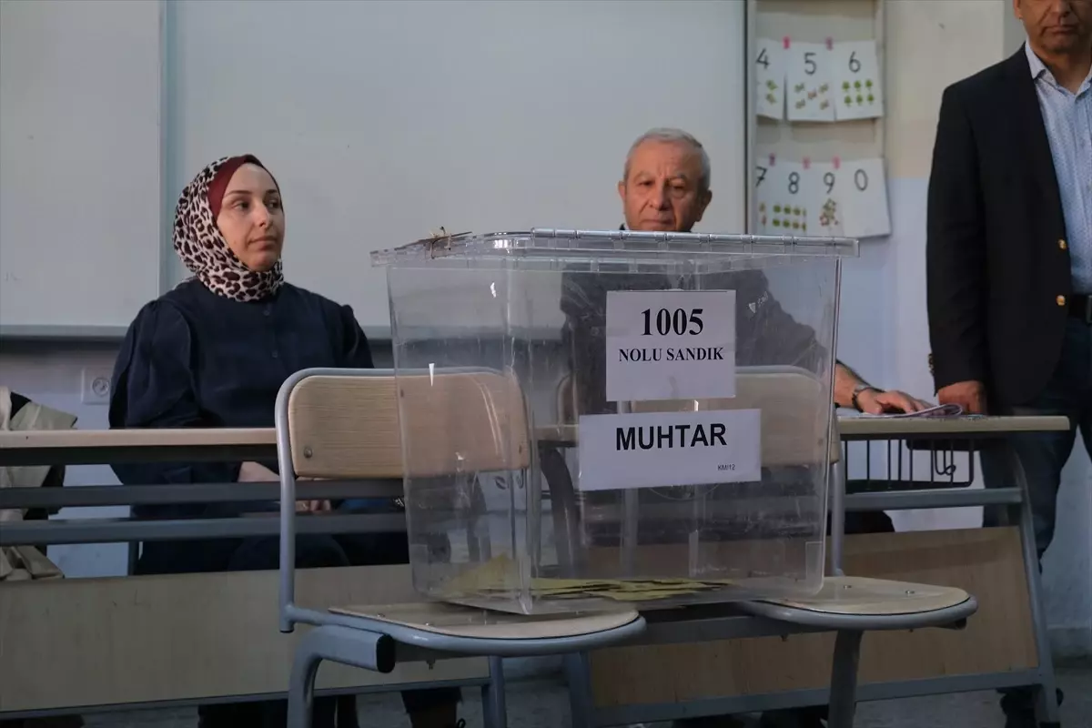 Çankırı'da Muhtarlık Ara Seçimi İçin Oy Verme İşlemleri Başladı