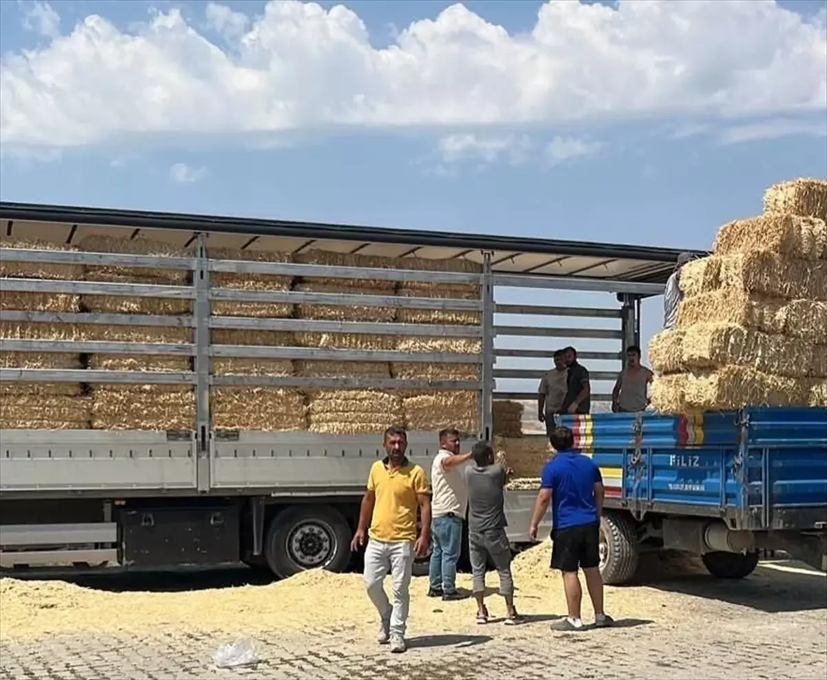 Çankırı'dan Yangın Bölgesindeki Çiftçilere Yardım Gönderildi