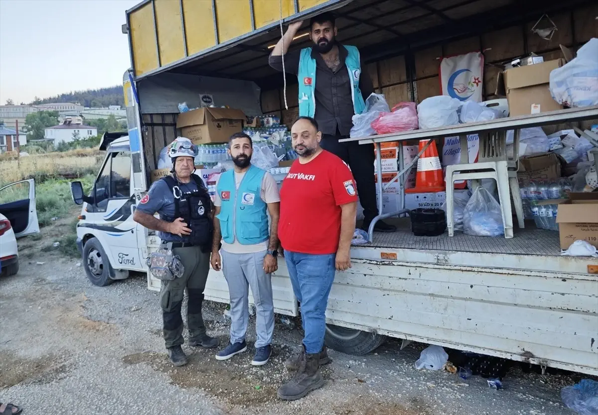 Cansuyu Derneği'nden Hatay'daki Yangınlarla Mücadeleye Destek