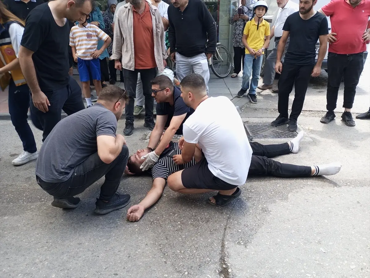 Samsun Çarşamba'da Trafik Kazası: 1 Yaralı