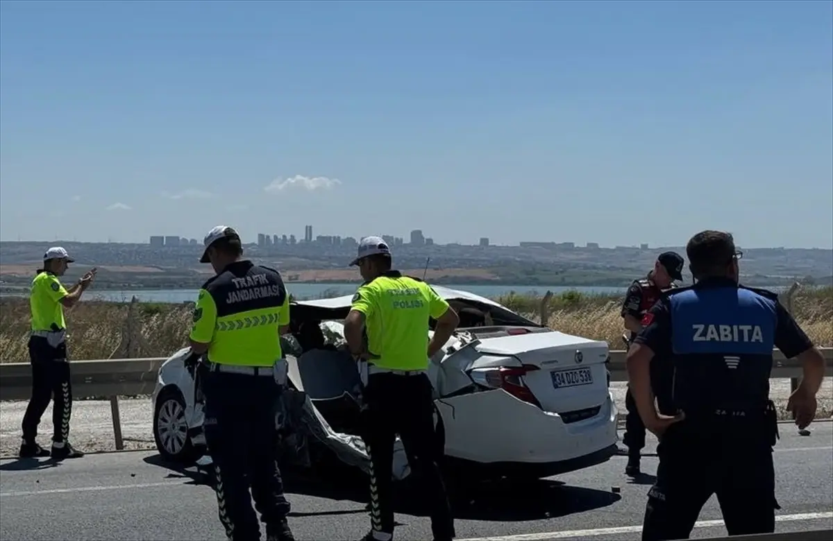 Çatalca'da Jandarma Astsubayı Trafik Kazasında Hayatını Kaybetti
