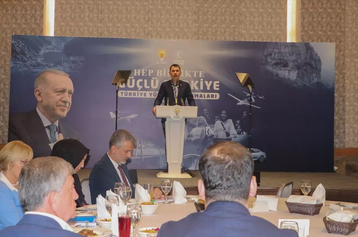 Çevre, Şehircilik ve İklim Değişikliği Bakanı Kurum Trabzon'da konuştu Açıklaması