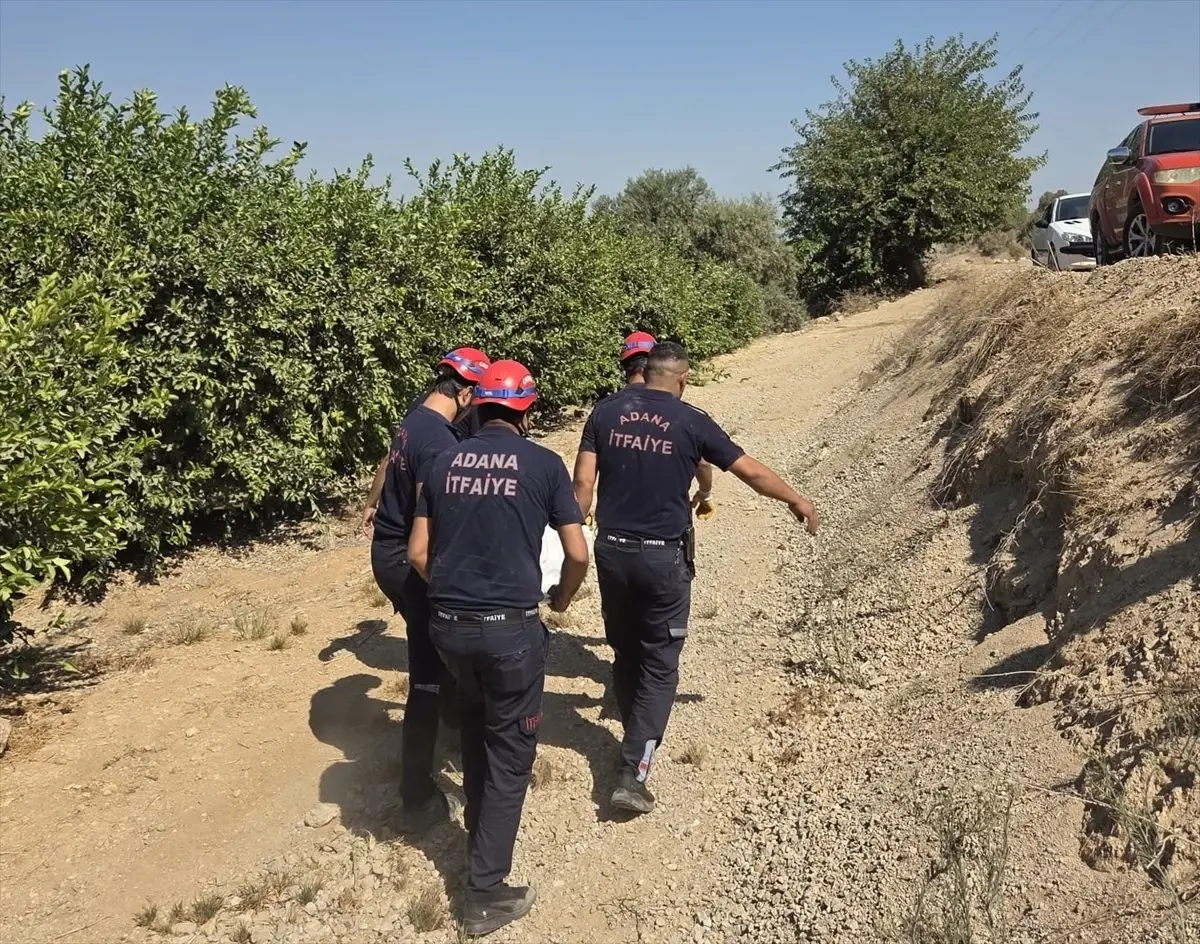 Ceyhan'da Devrilen Cipin Sürücüsü Hastaneye Kaldırıldı