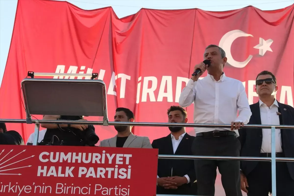 CHP Genel Başkanı Özel, Malatya'daki mitingde konuştu Açıklaması