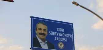 Cizre'de Caddeye Sırrı Süreyya Önder'in İsmi Verildi