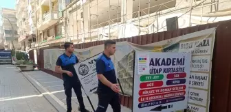Cizre'de Zabıta Ekipleri Kaldırım İşgallerine Müdahale Etti