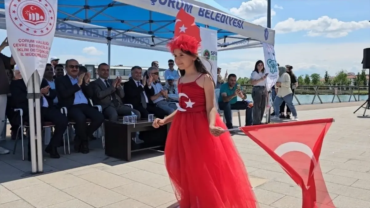 Çorum'da Geri Dönüşüm Defilesi ve Farkındalık Etkinliği