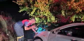 Çorum'da Otomobil Devrildi: 2 Yaralı