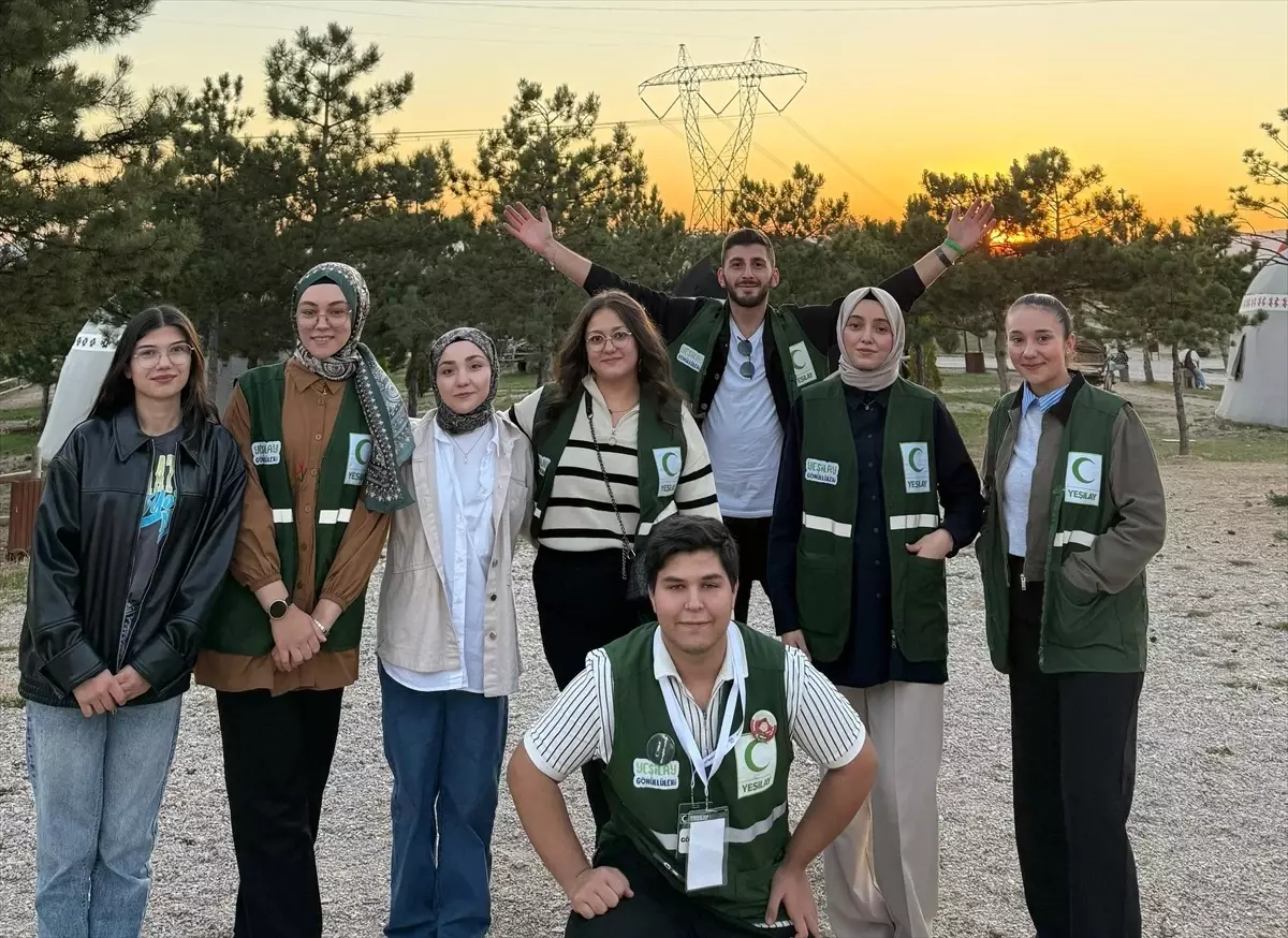 Genç Yeşilay Gönüllüleri Çorum'da Buluştu