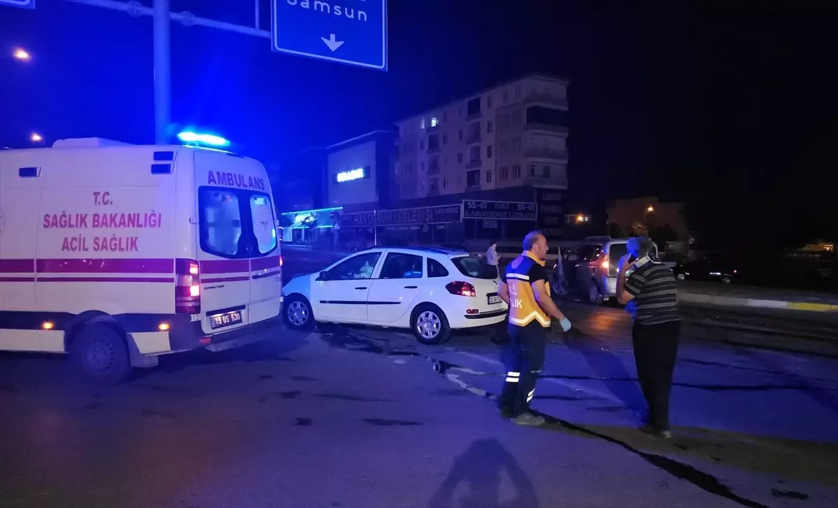 Çorum'da Trafik Kazası: 4 Yaralı