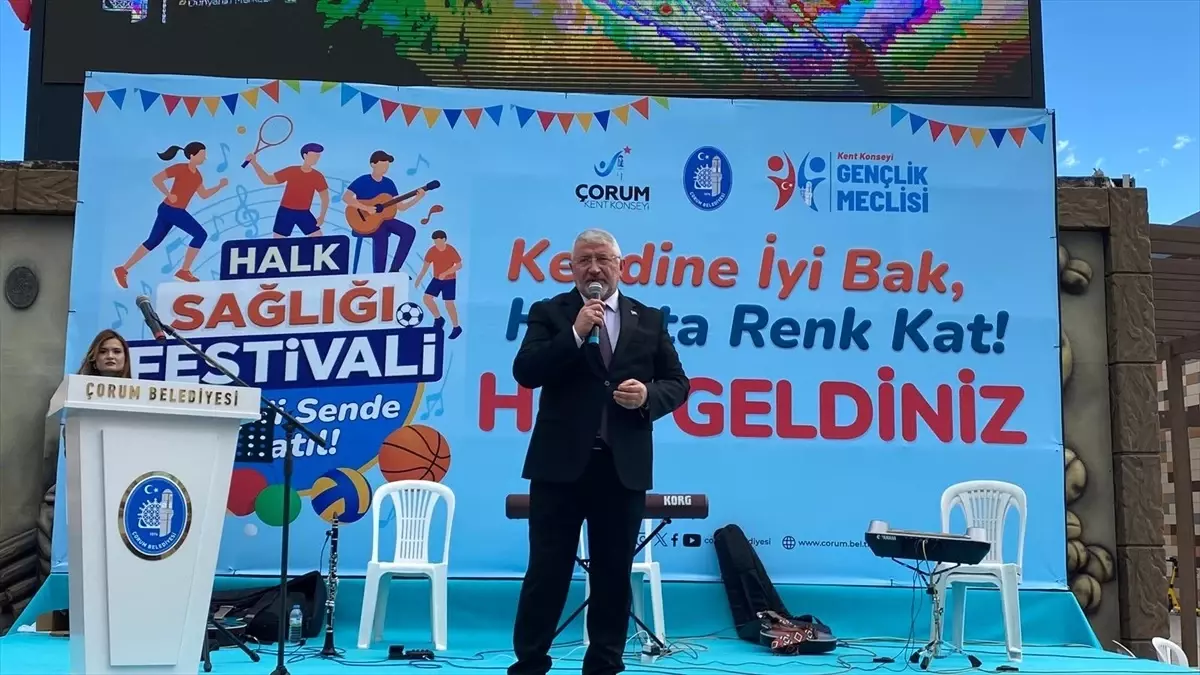 Çorum'da Halk Sağlığı Festivali Gerçekleştirildi